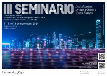 EICAEUD. III Seminario sobre Dixitalización, servizos públicos e Unión Europea